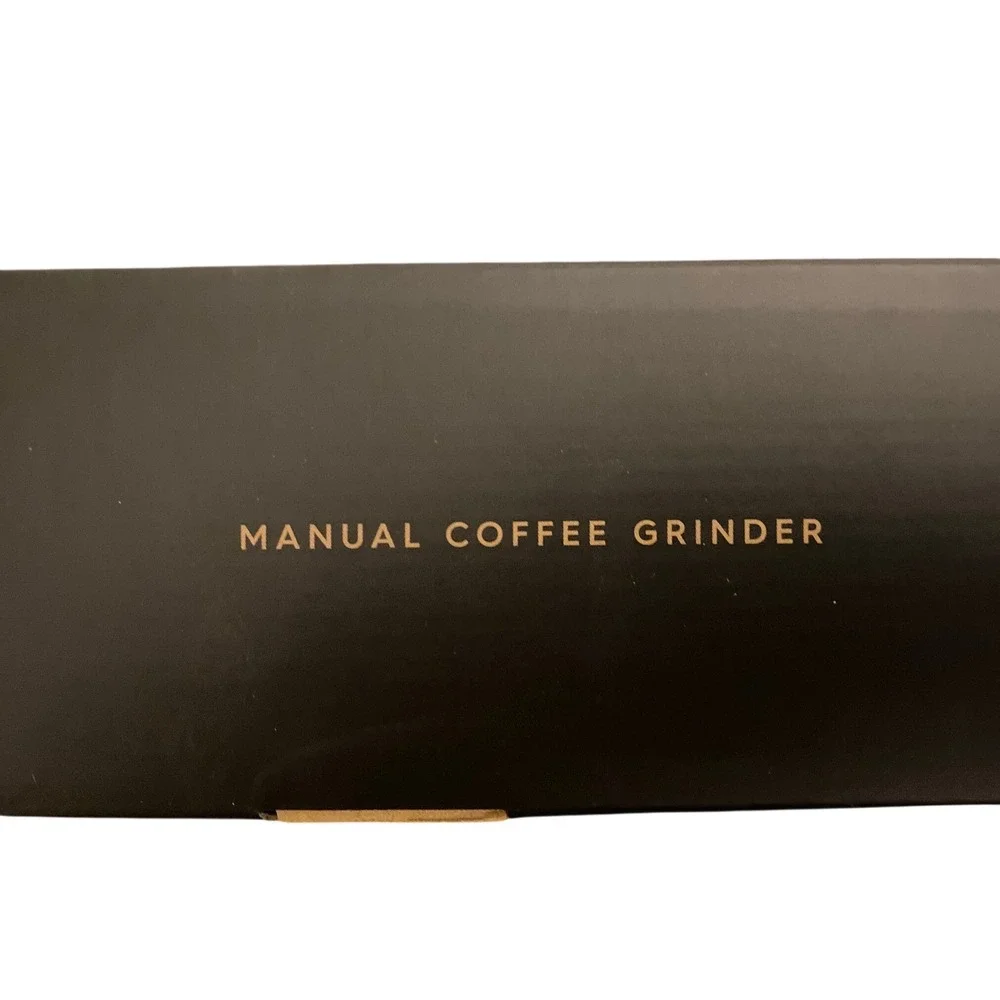 Star Nebula X6 Pro Manual Coffee Grinder Black Folding Handle Conical Burr New